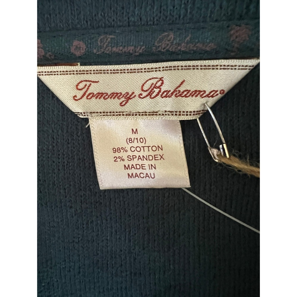 Tommy Bahama Womens Lounge Set M Teal Pullover Pants‎ NWT Y2K early 2000s Era - Picture 2 of 12